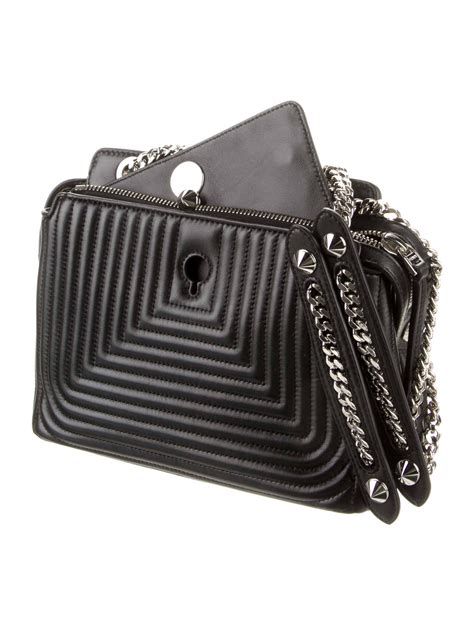 fendi dotcom click shoulder bag two tone|Fendi Pre.